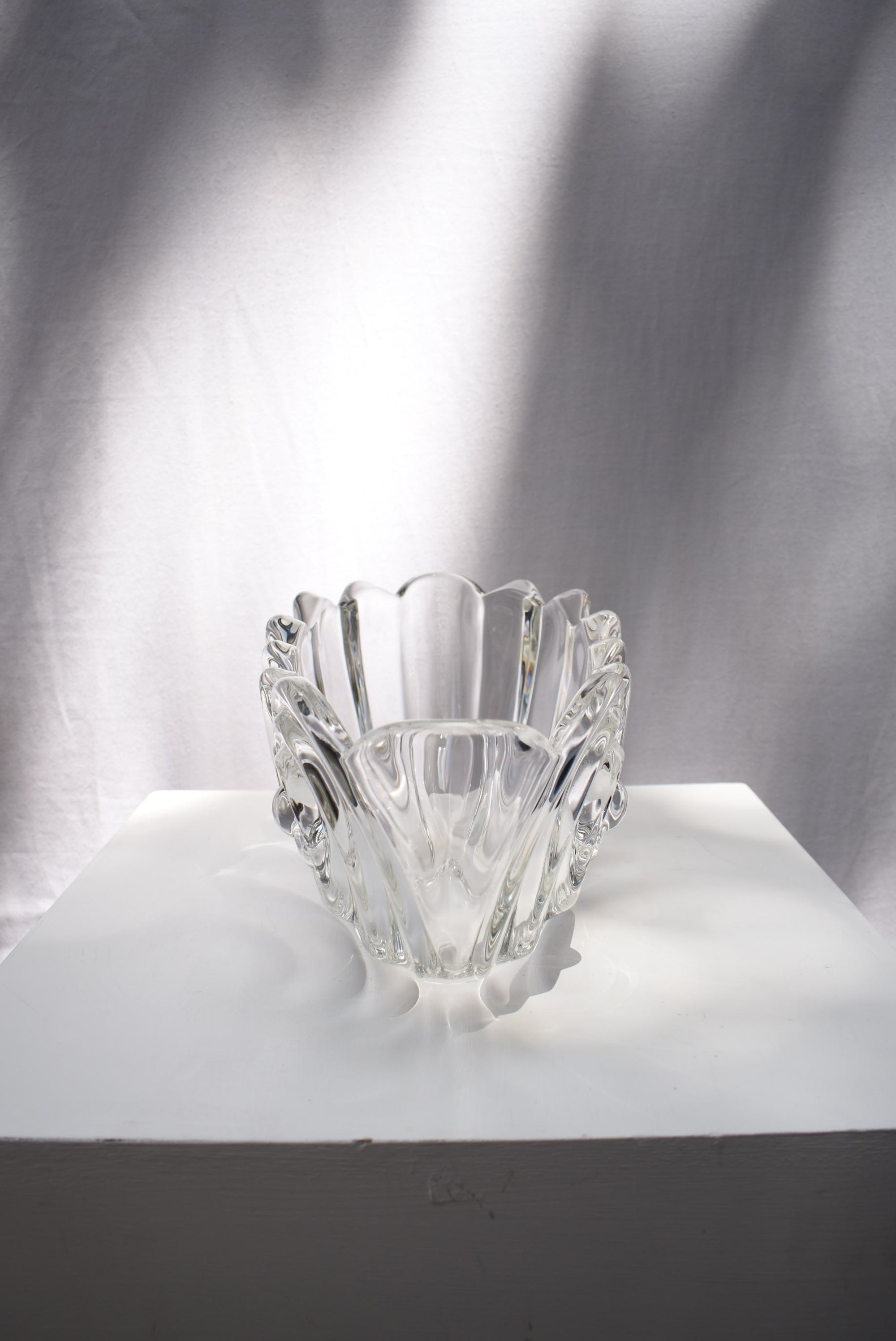 Mikasa Crystal Shell Bowl